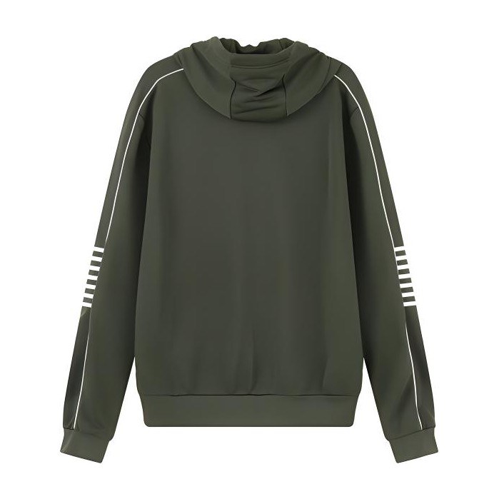 Emporio Armani EA7 FW23 Hoodie Deep Green