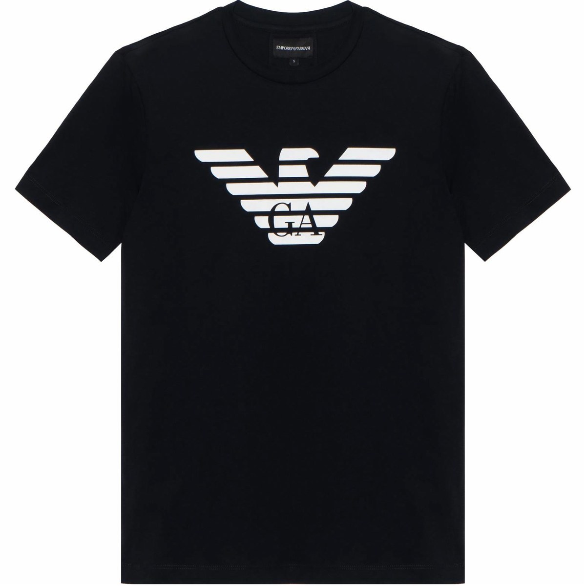 Emporio Armani Eagle Logo Crewneck T-Shirt Navy