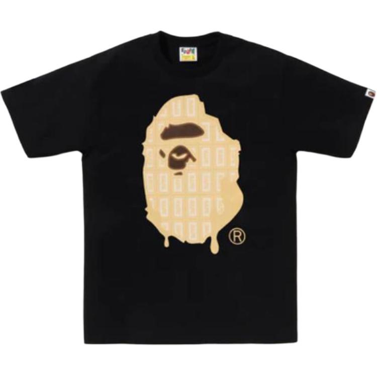 A BATHING APE BAPE SS23 Valentine's Day Chocolate Ape Head Print Tee