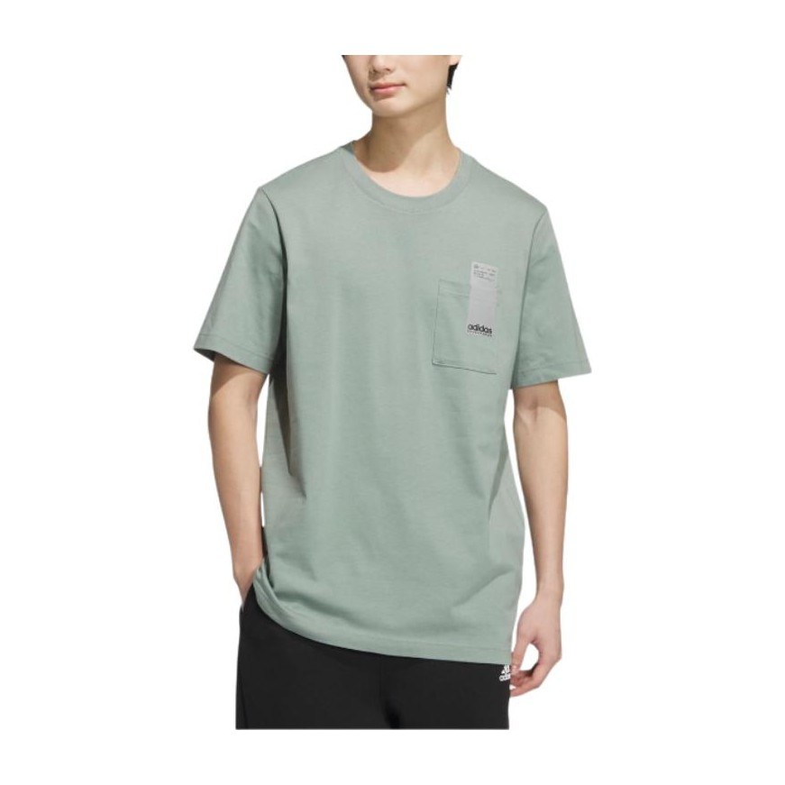 adidas T-Shirt Silver Grey/Black