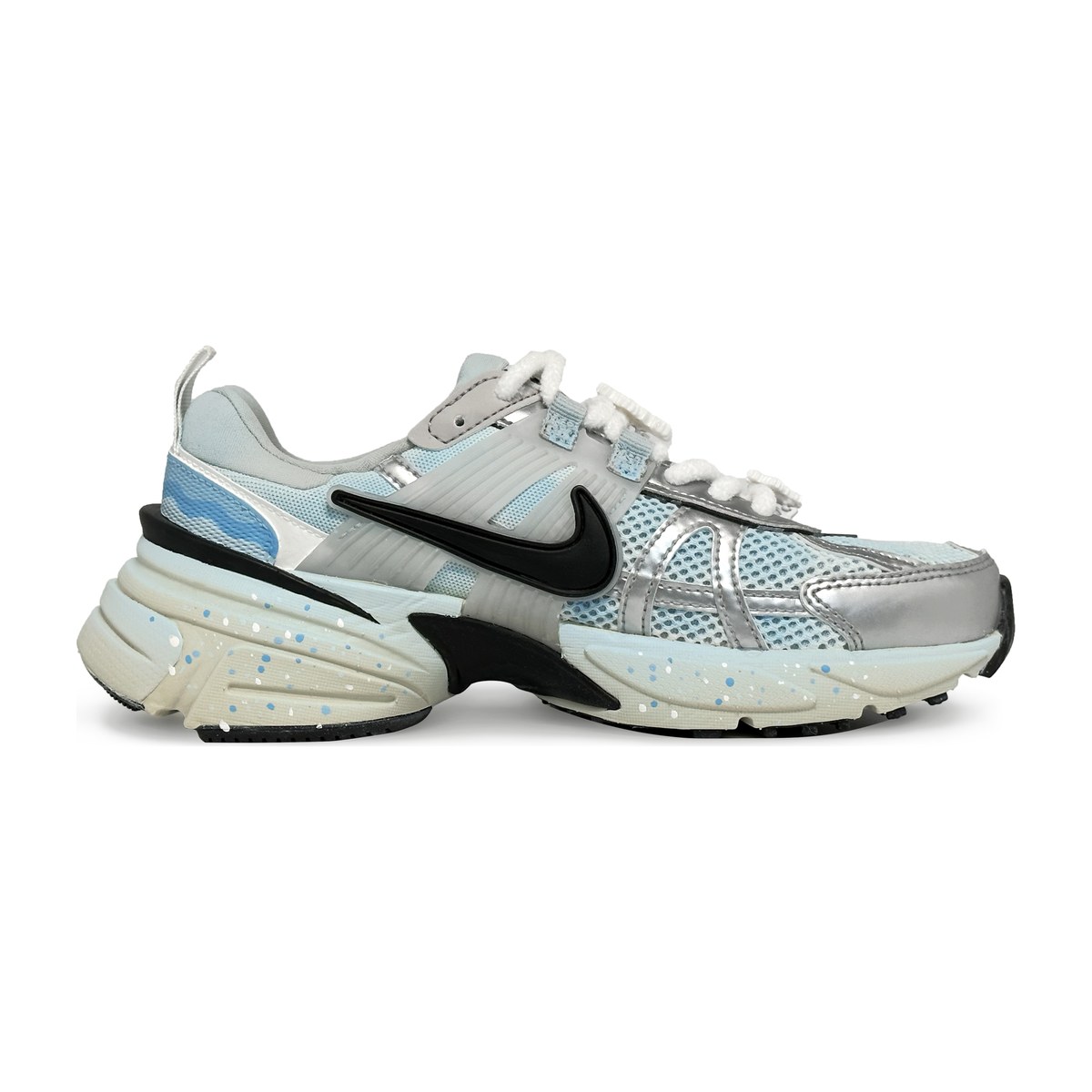 Nike V2K Run Runtekk Silver Pink Blue