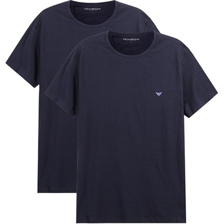Emporio Armani Logo Print T-Shirt Set Navy