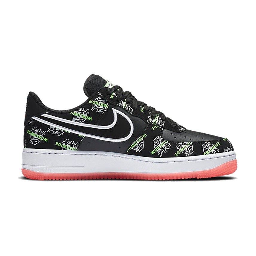 Nike Air Force 1 '07 LV8 Worldwide Black White Red