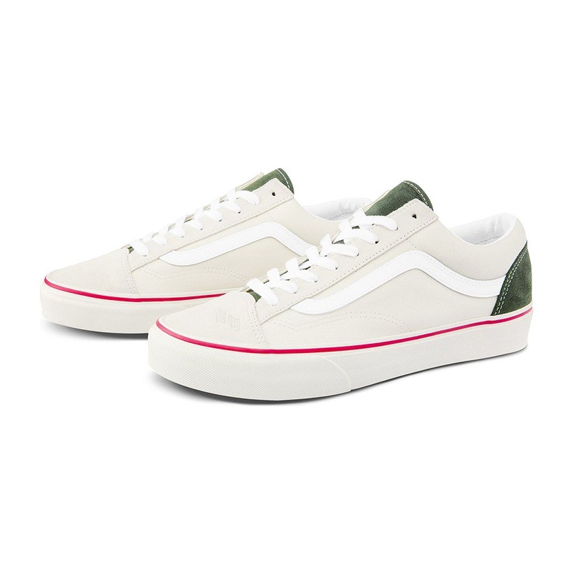Vans Style 36 Off-White Red