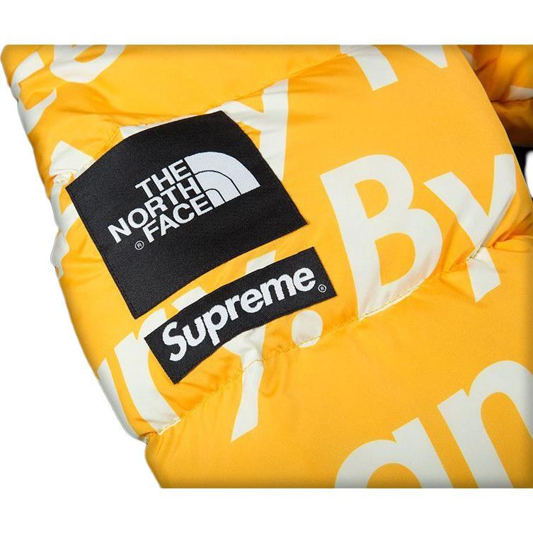 Supreme x The North Face Nuptse Jacket Yellow