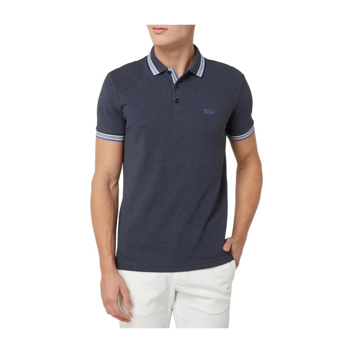 HUGO BOSS Polo Blue Grey