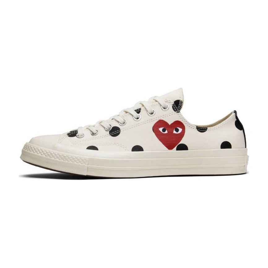 CDG Play x Converse Chuck Taylor All Star 70 Ox White Black