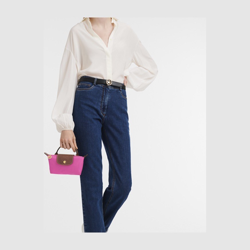LONGCHAMP Le Pliage Valentine's Day Edition Candy Pink