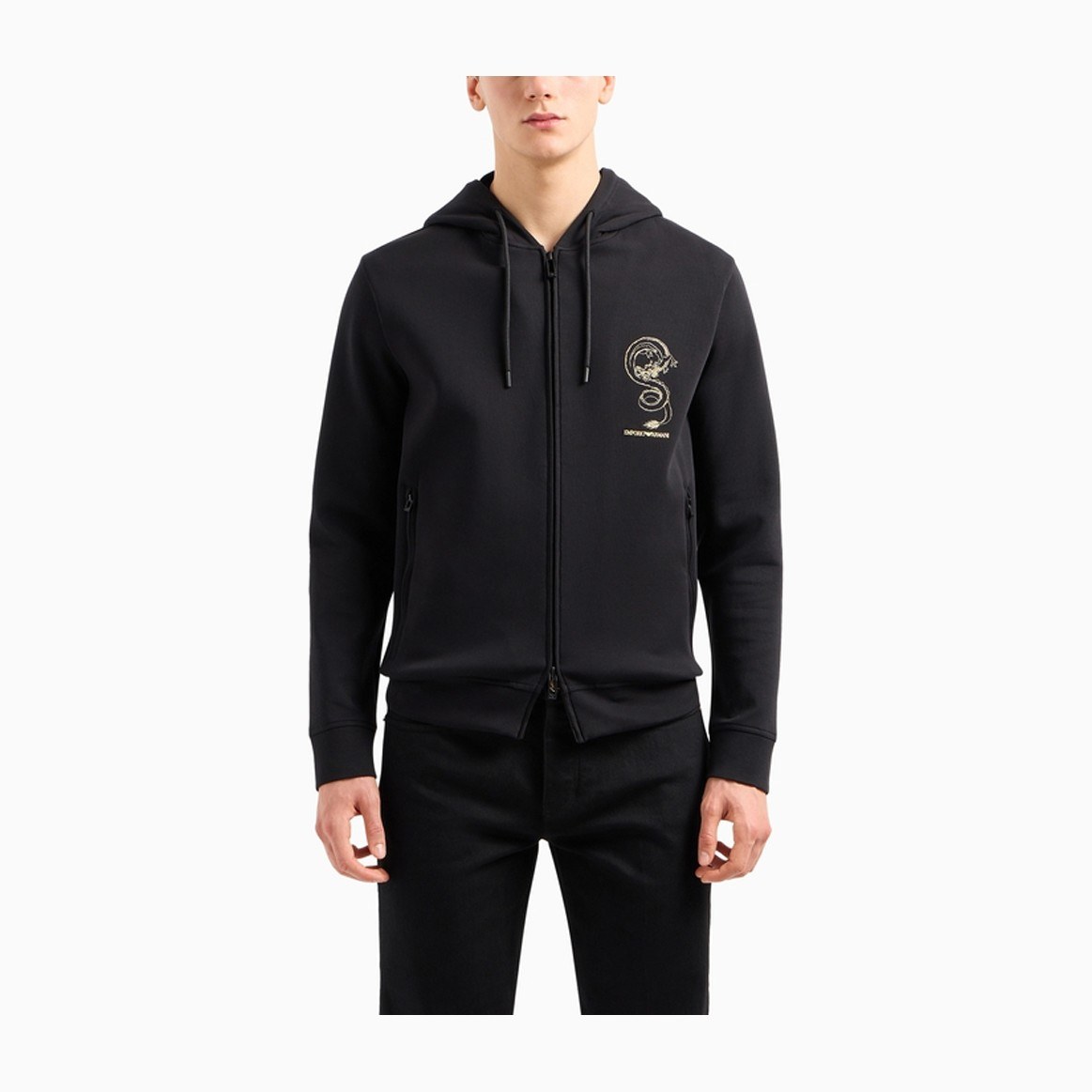 Emporio Armani SS24 Animal Print Hoodie