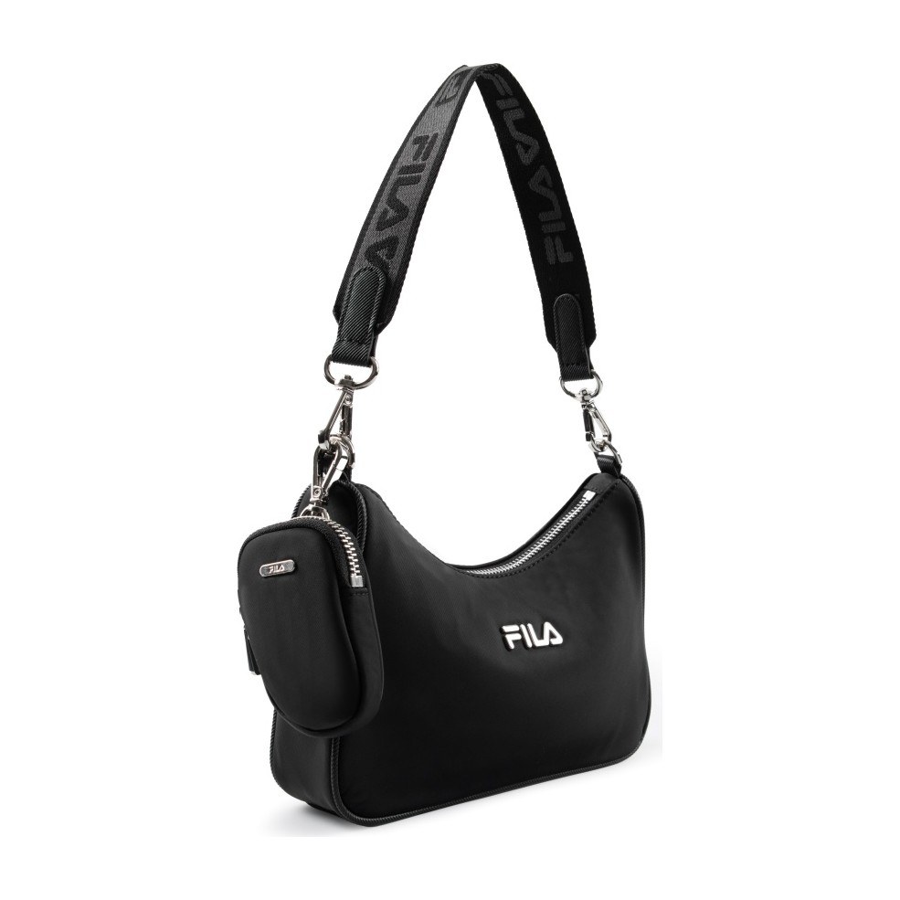 FILA Detachable Combo Hobo Bag Black