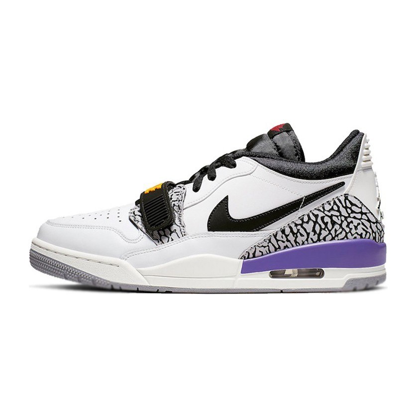 Jordan Legacy 312 Low White Yellow Purple