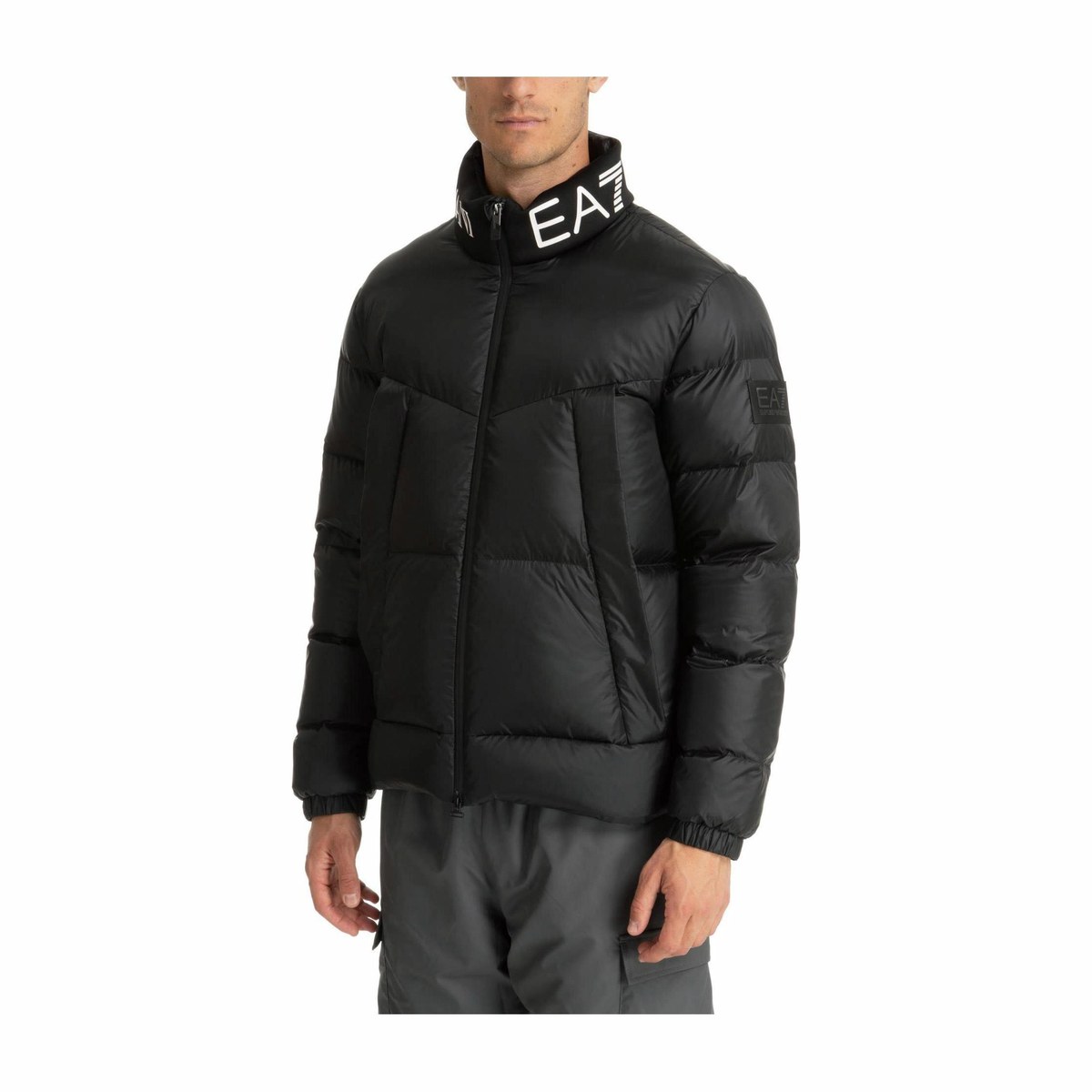 Emporio Armani Puffer Jacket Black