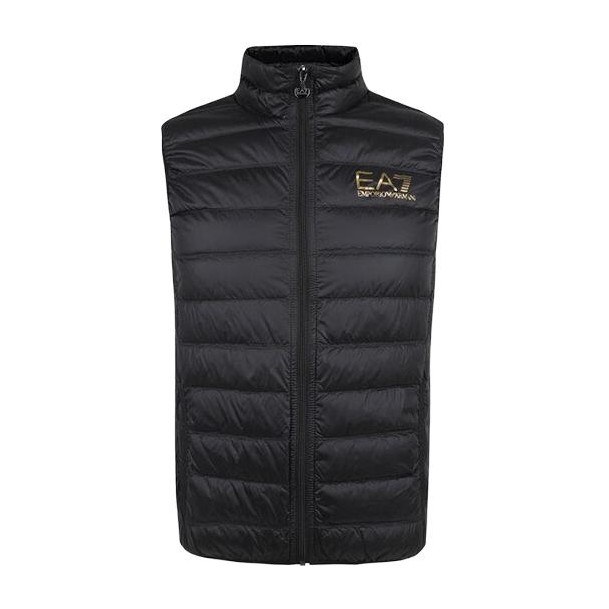 Emporio Armani EA7 Quilted Vest Black