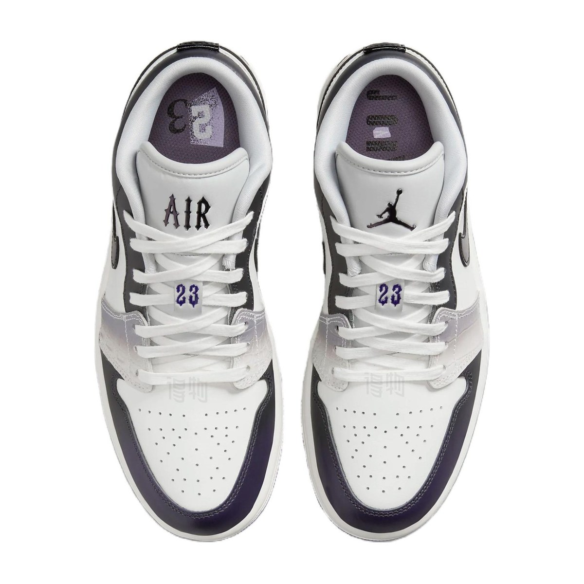 Jordan Air Jordan 1 Low SE White Black Purple