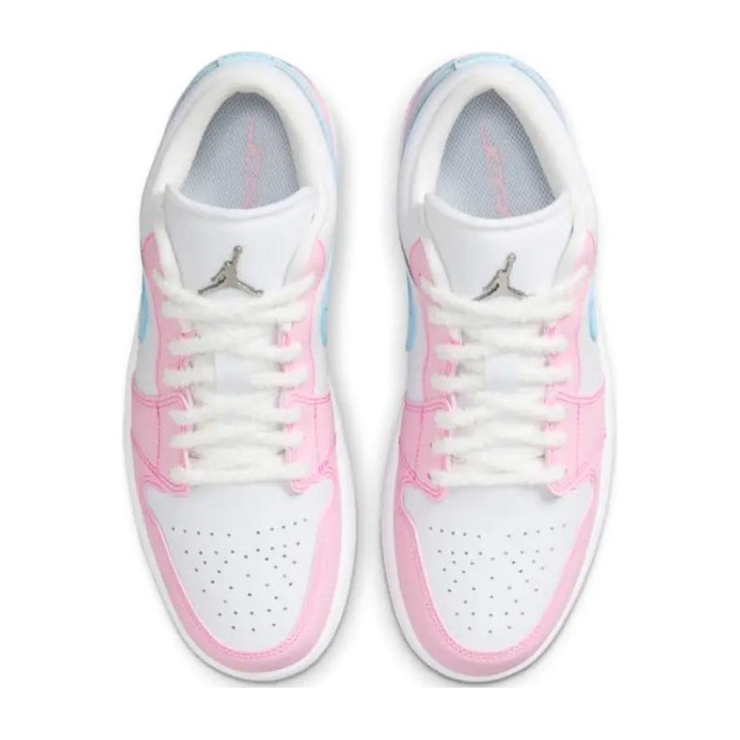 Jordan Air Jordan 1 Low "White/Pink Foam/Glacier Blue"