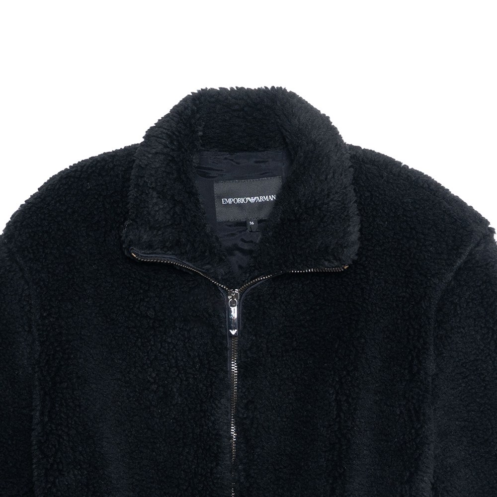 Emporio Armani FW21 Black Aviator Jacket