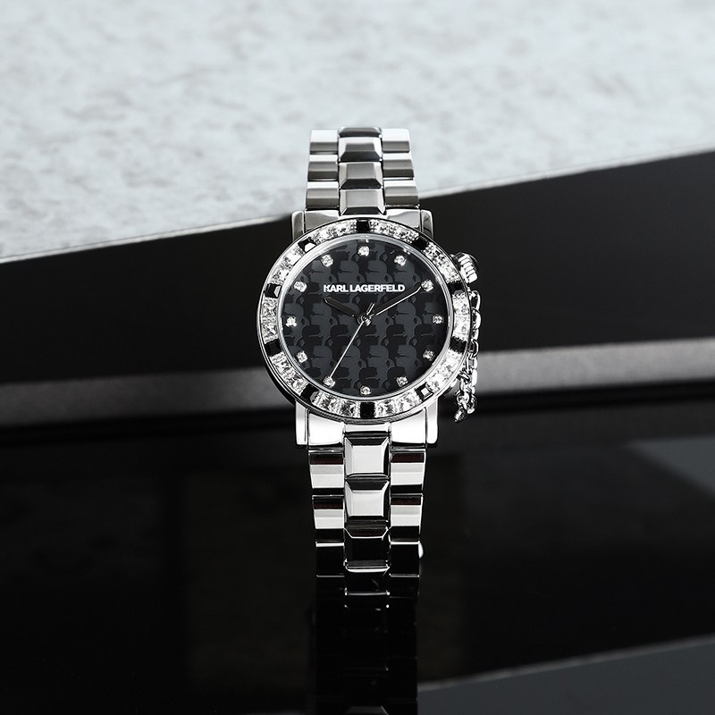 KARL LAGERFELD Crystals Watch