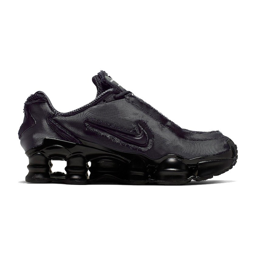 CDG x Nike Shox TL Triple Black