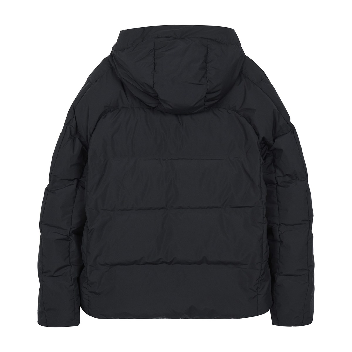 UNIQLO Down Jacket Hoodie Amber Black