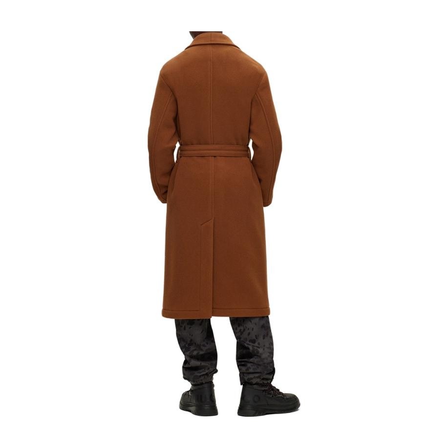 Hugo Boss Rust Wool Blend Coat