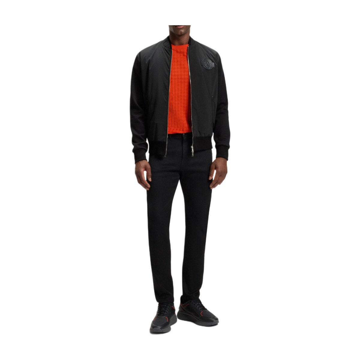 HUGO BOSS x Porsche Badge Zip Jacket Black