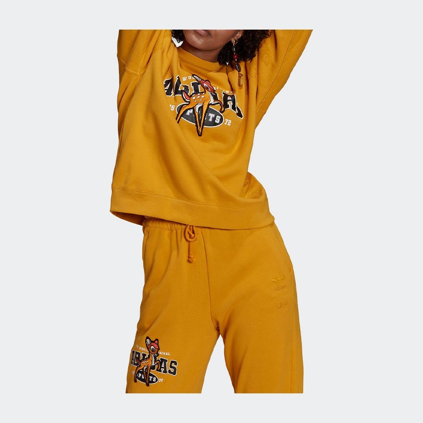 adidas x Disney Bambi Crewneck Sweatshirt Gold