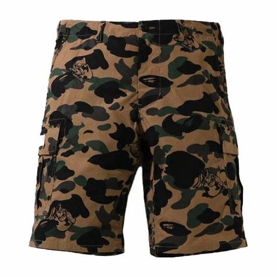 A BATHING APE Bape Camo Cargo Shorts
