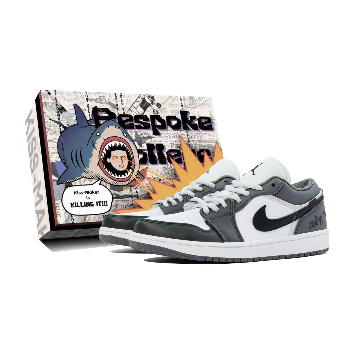 Nike Air Jordan 1 Low Black White