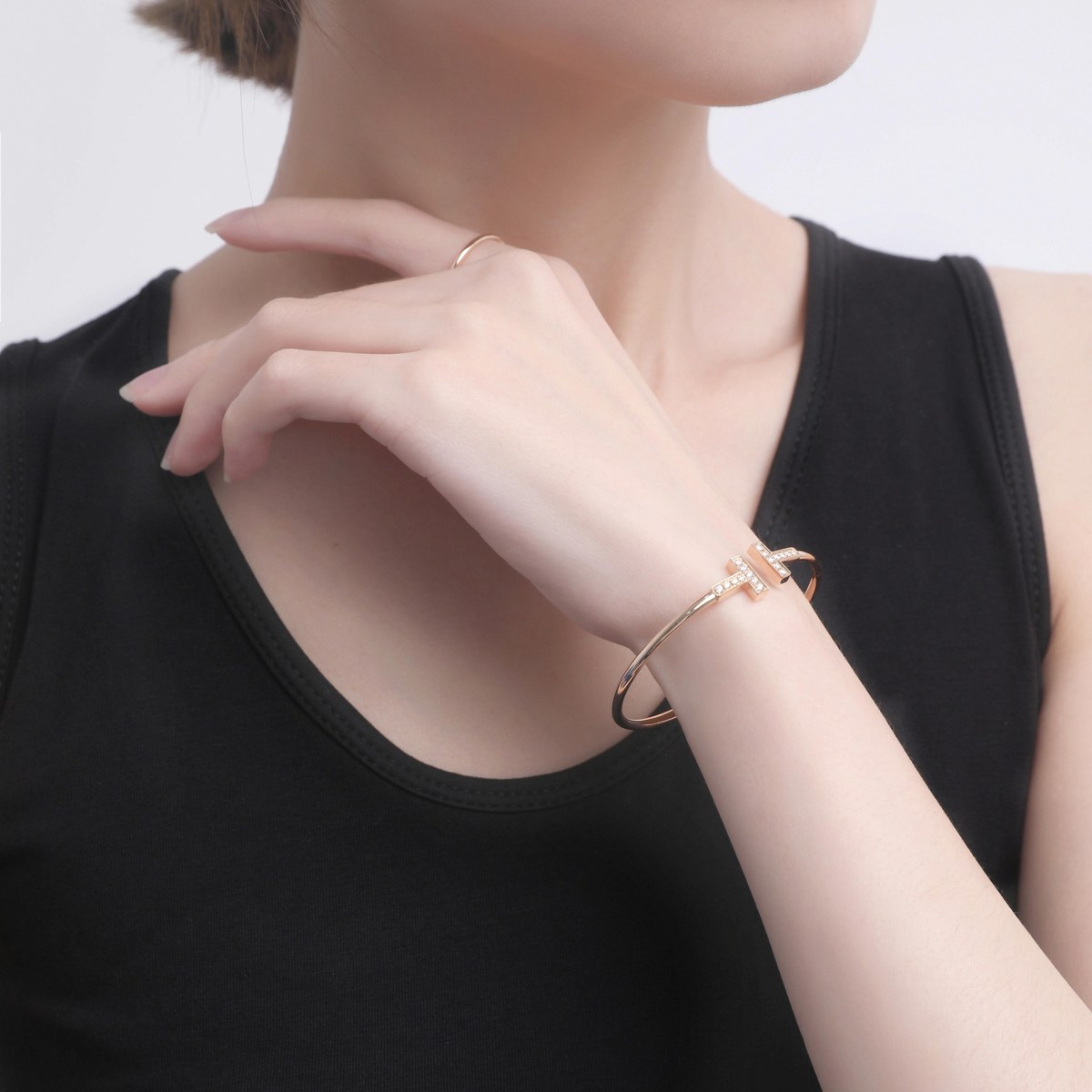 Tiffany & Co. T Series Rose Gold Bracelet