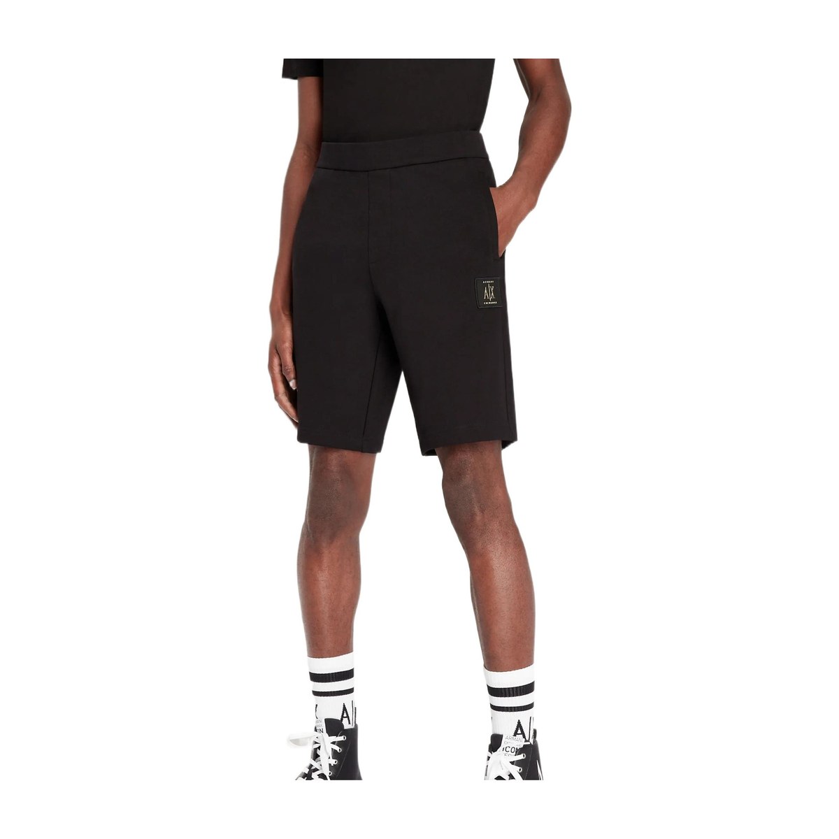 Armani Exchange Black Shorts