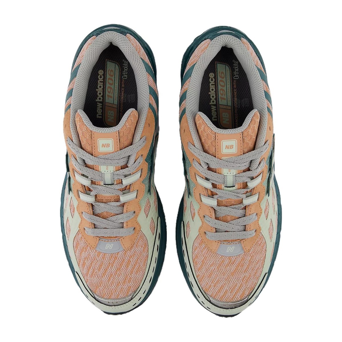 New Balance 1906 W Green Orange