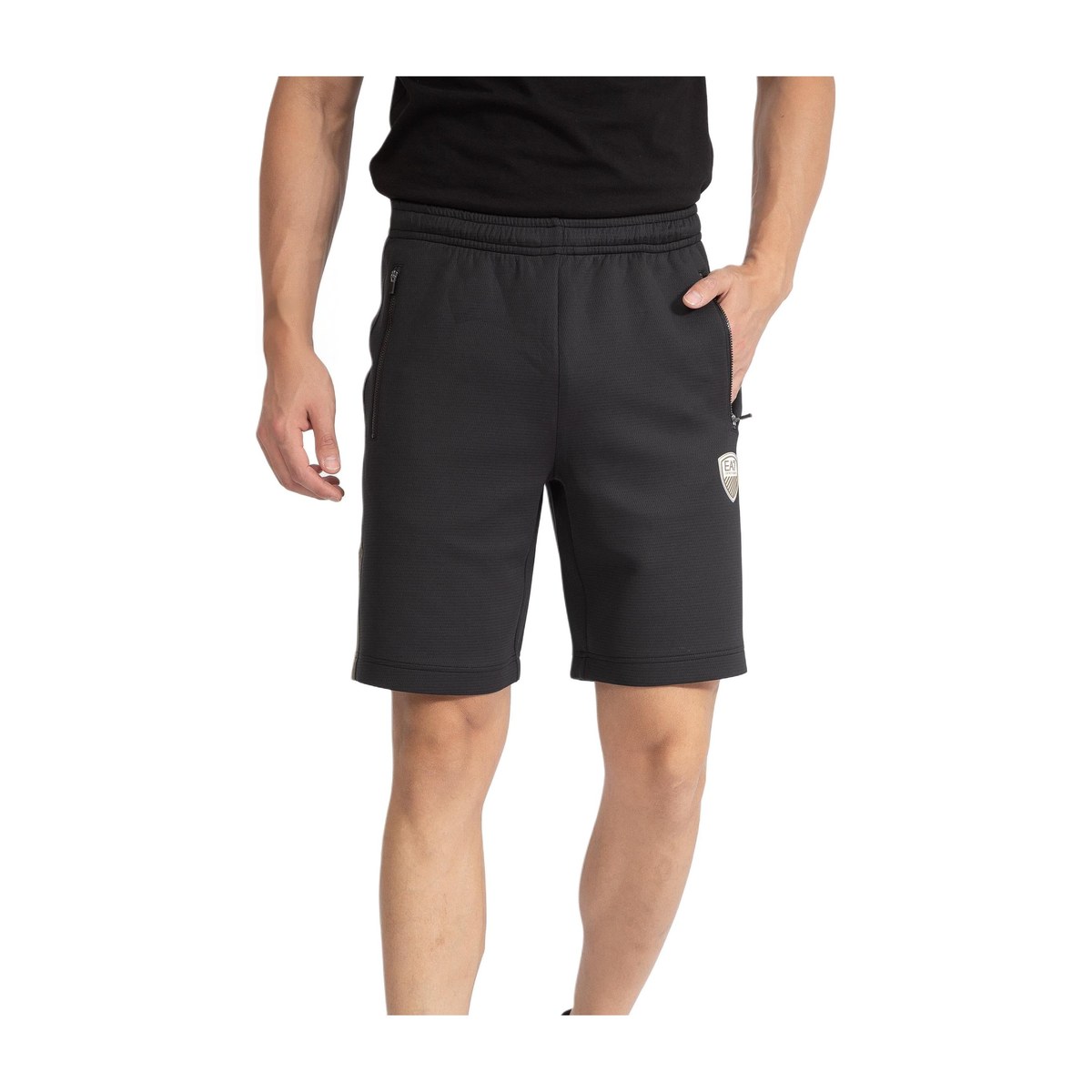 Emporio Armani EA7 Coal Black Shorts