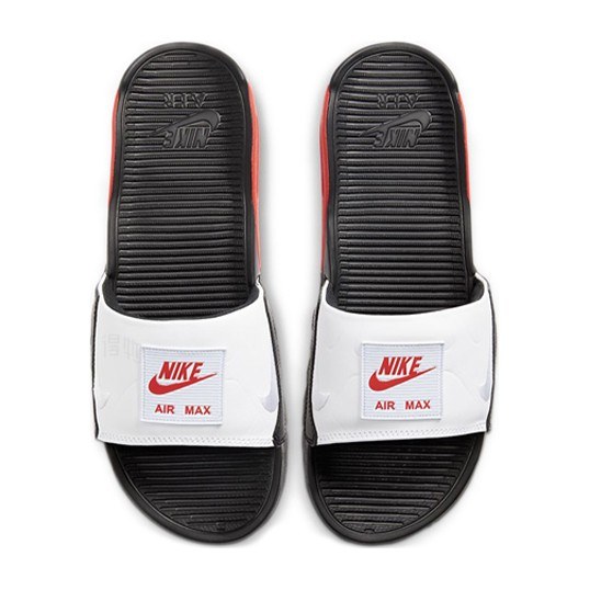 Nike Air Max 90 Slide Black White Red
