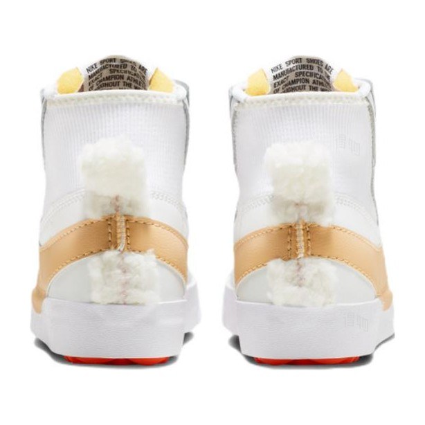 Nike Blazer Mid White Brown Orange