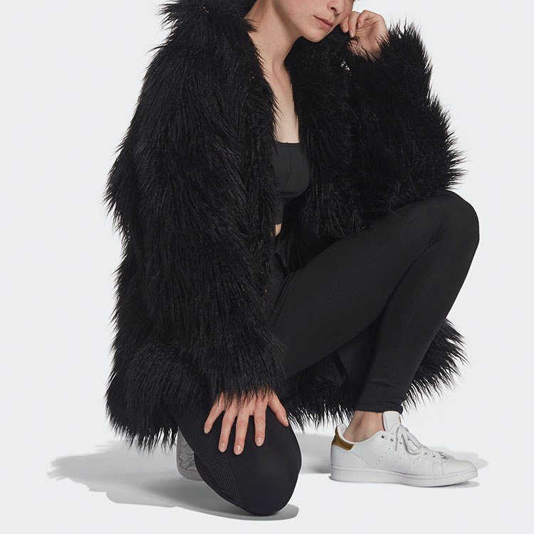 adidas Originals Fur Jacket Black