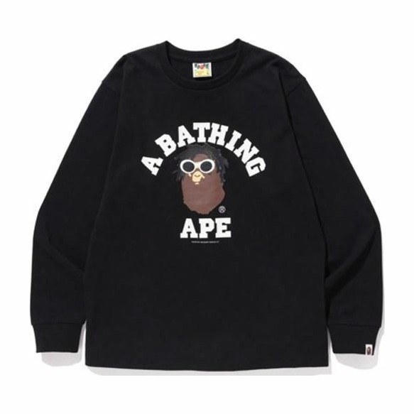 BAPE x Wiz Khalifa College L/S Tee