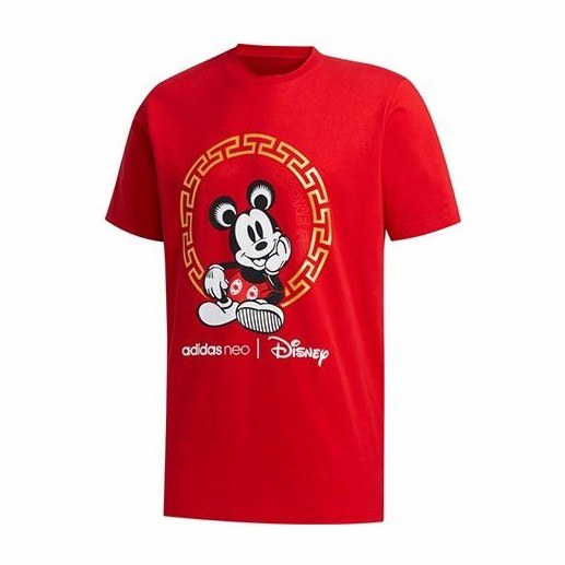 adidas Neo x Disney CNY T-Shirt Red
