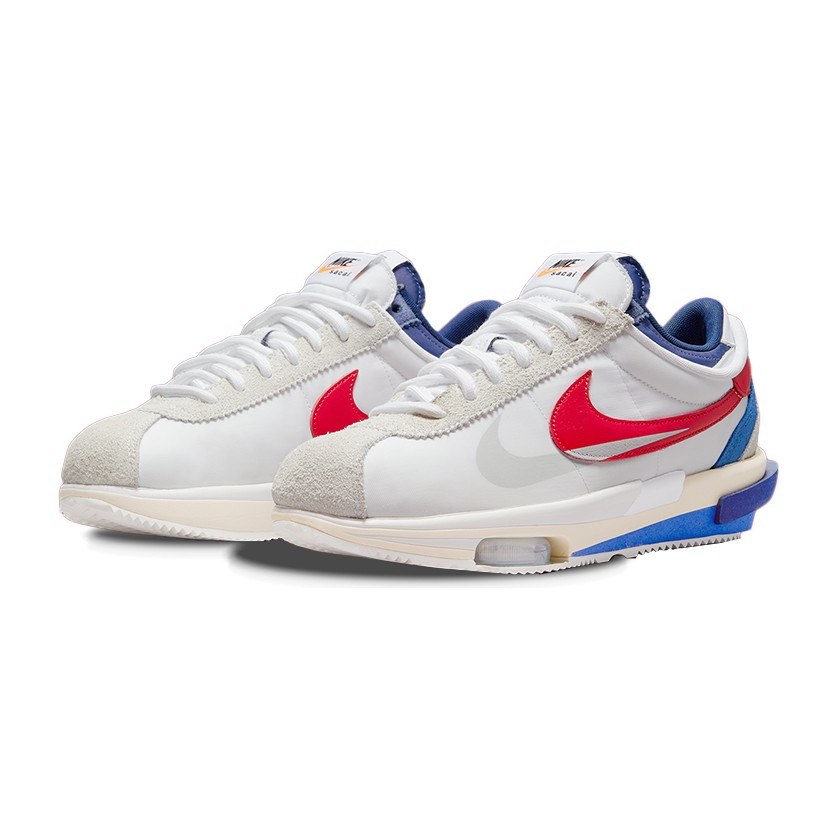Sacai x Nike Cortez SP "White and University Red"