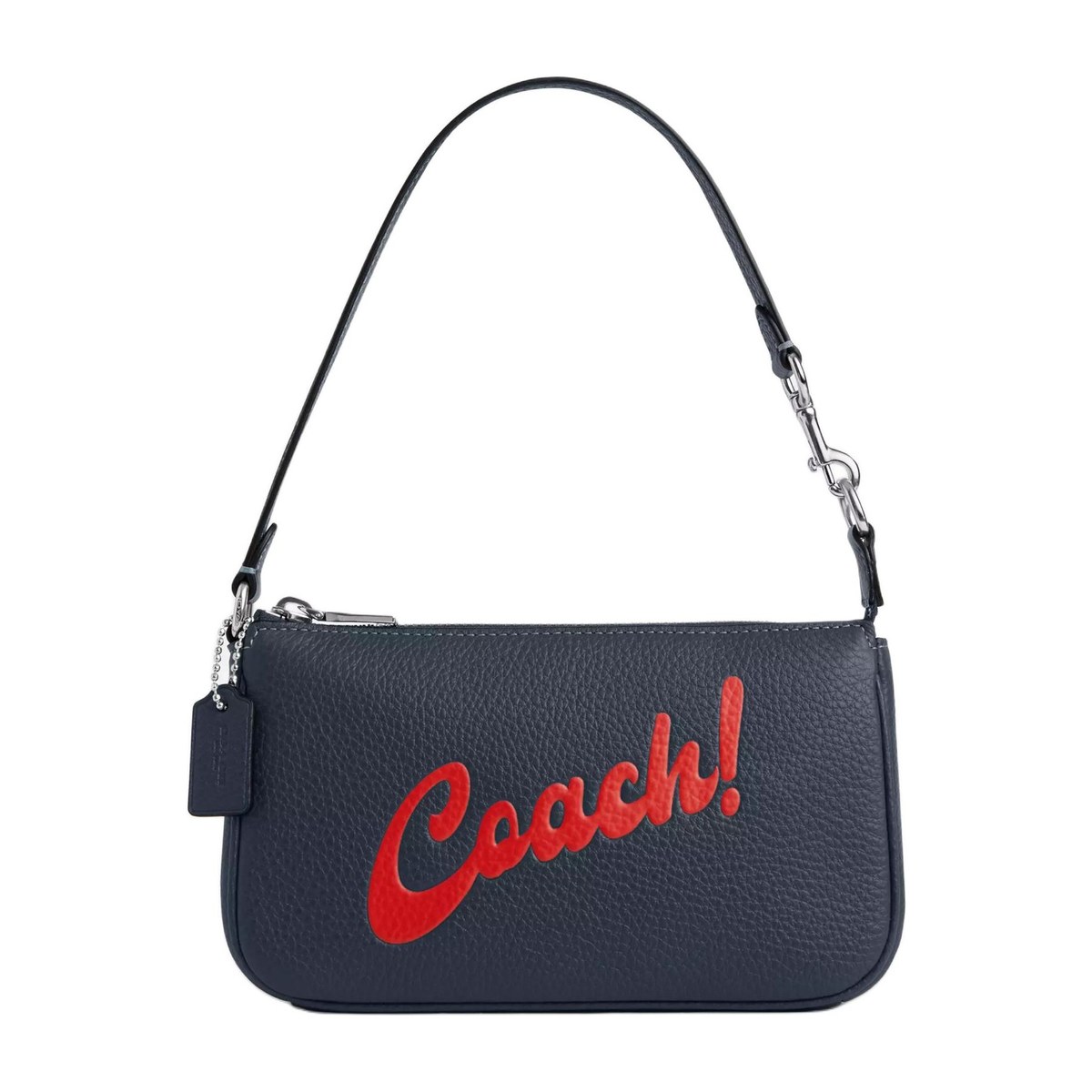 COACH Nolita 19 Silver Denim