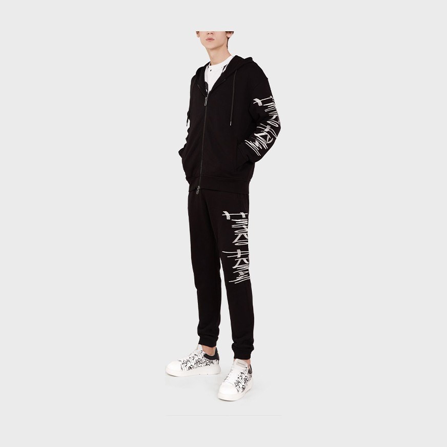 Emporio Armani FW21 Capsule Hoodie Black