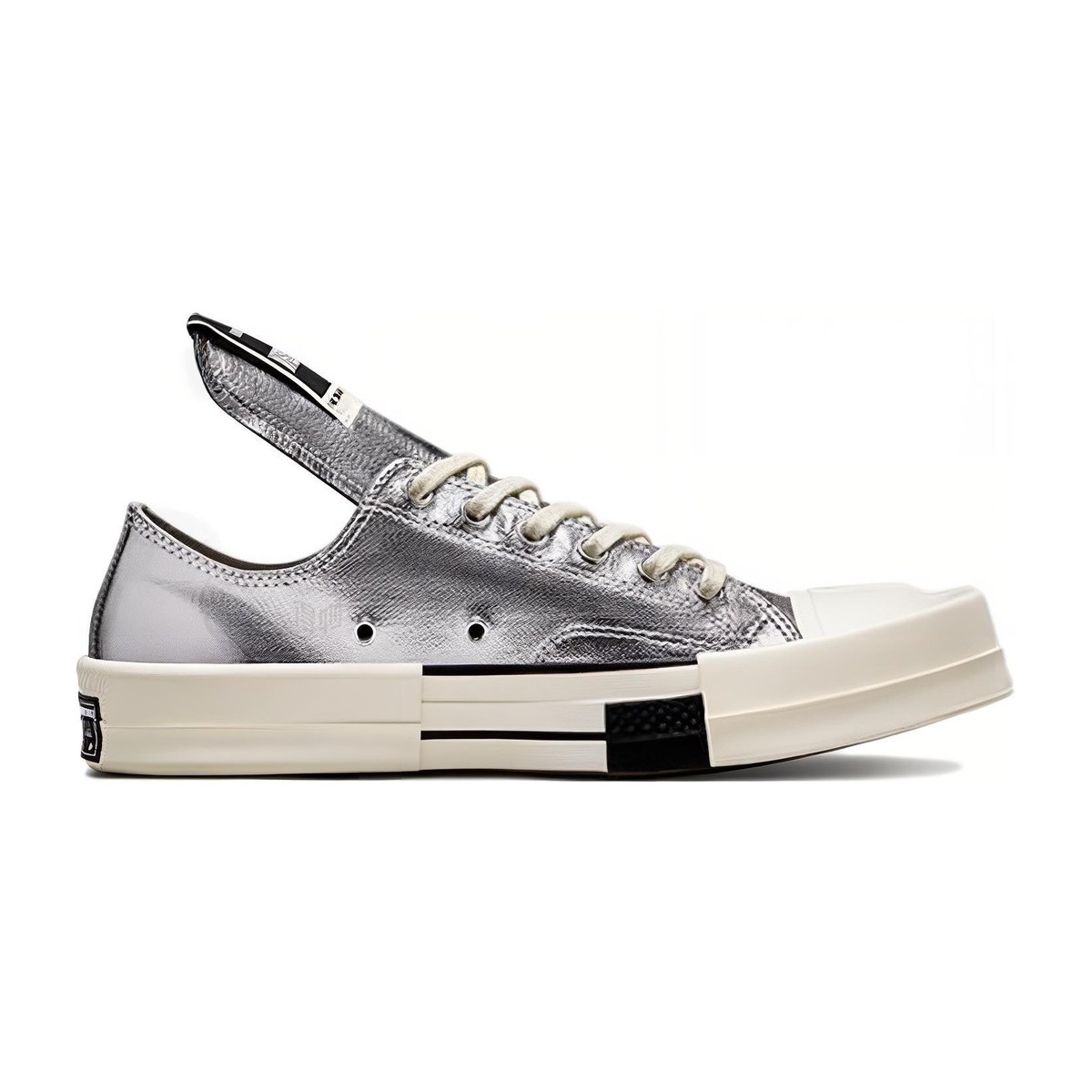 Rick Owens DRKSHDW x Converse Turbodrk Chuck Taylor All Star Silver
