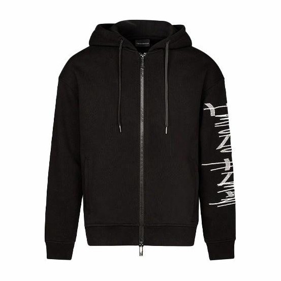 Emporio Armani FW21 Capsule Hoodie Black