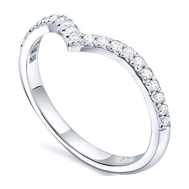 Tiffany & Co. V Shape Diamond Ring