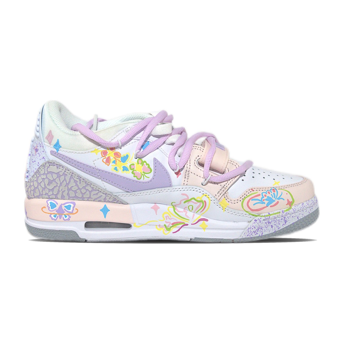 Jordan Legacy 312 GS Purple Pink White