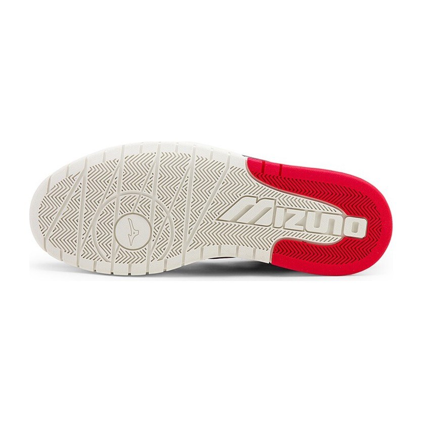 Mizuno Court Cl Mid White Red Blue