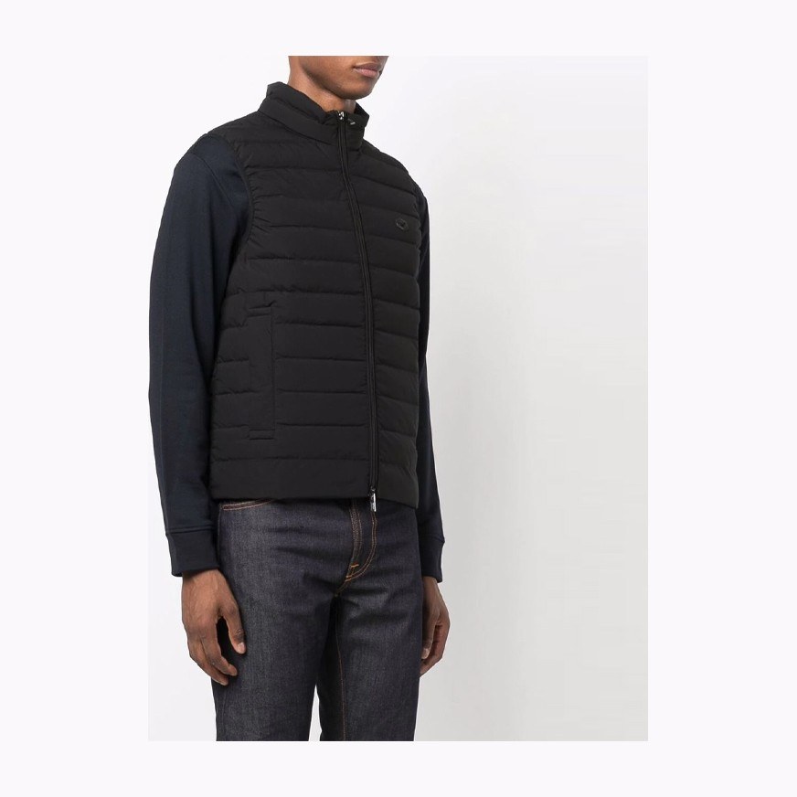 Emporio Armani Quilted Down Vest Black