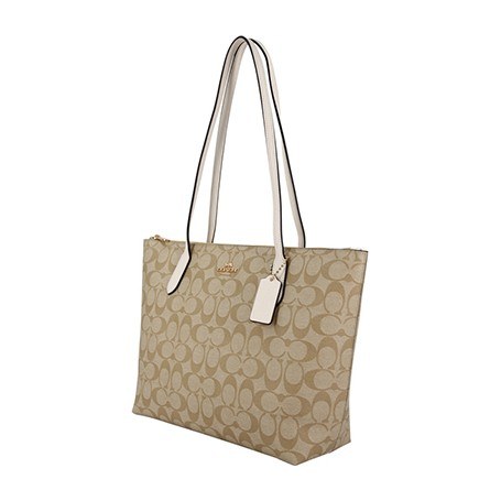 COACH Zip Top Tote 30