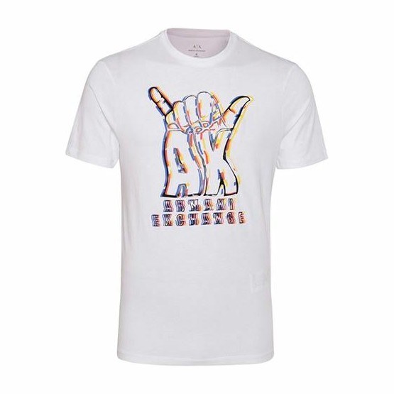 Armani Exchange AX Graphic T-Shirt White