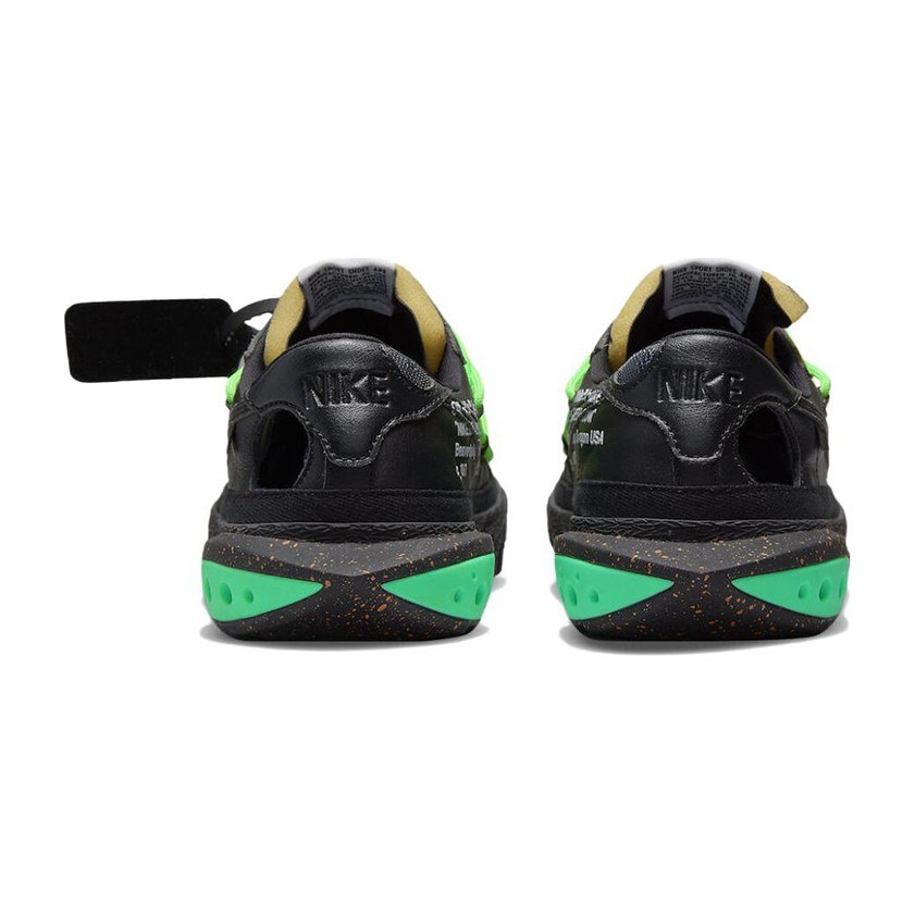 OFF-WHITE x Nike Blazer Low 77 "Black and Electro Green"