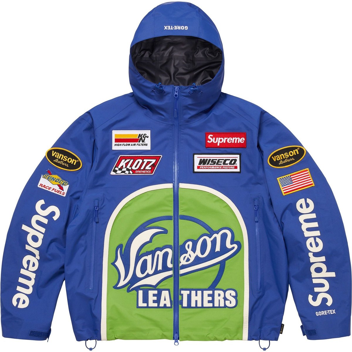 Supreme x Vanson Leathers FW25 GORE-TEX Shell Jacket